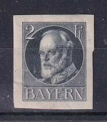 Altdeutschland Bayern  Nr 110 B Falz / Gummimängel / *