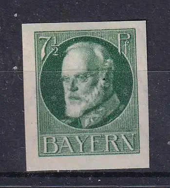 Altdeutschland Bayern  Nr 113 B Falz / Gummimängel / *