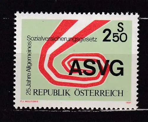 Österreich  Nr 1664 Postfrisch / **