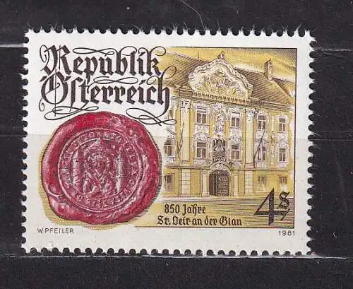 Österreich  Nr 1675 Postfrisch / **