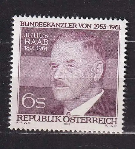 Österreich  Nr 1690 Postfrisch / **