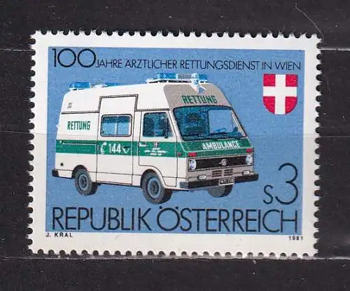 Österreich  Nr 1694 Postfrisch / **