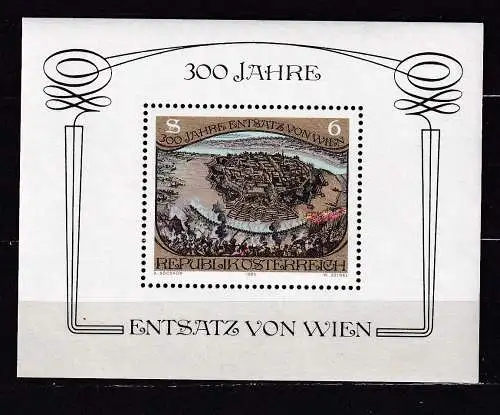 Österreich  Nr Block 6 Postfrisch / **