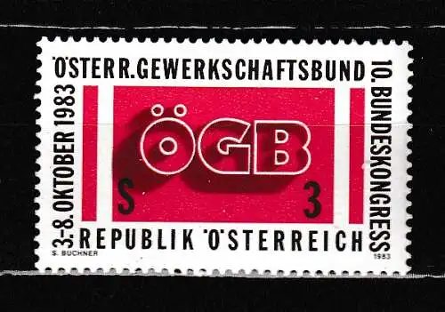 Österreich  Nr 1754 Postfrisch / **