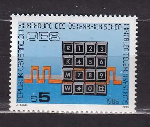 Österreich  Nr 1838 Postfrisch / **