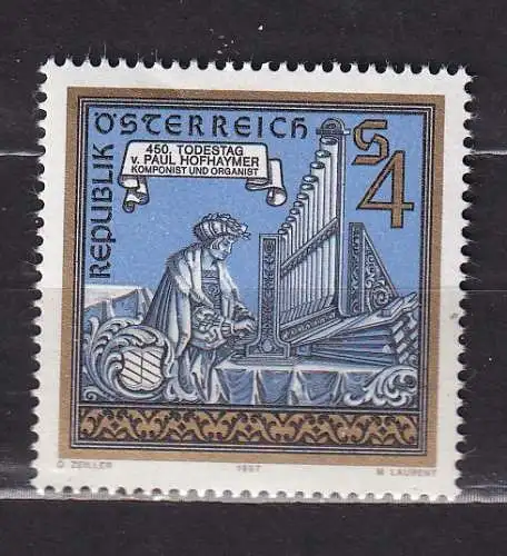 Österreich  Nr 1899 Postfrisch / **