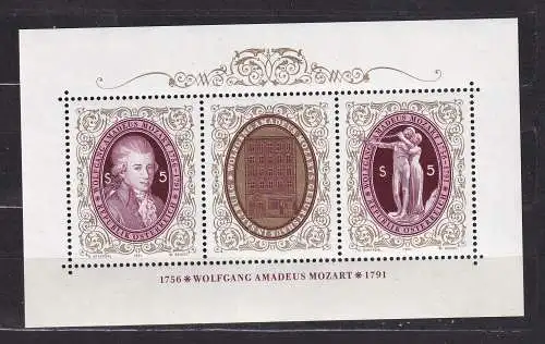 Österreich  Nr Block 10 Postfrisch / **