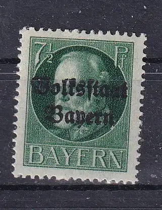 Altdeutschland Bayern  Nr 118 Falz / Gummimängel / *