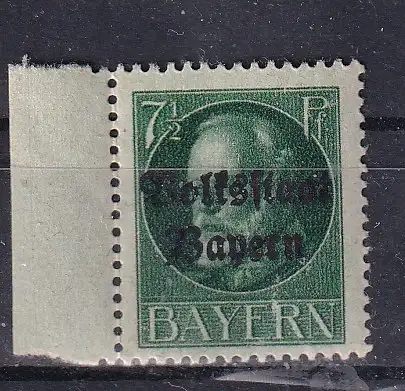 Altdeutschland Bayern  Nr 118 Falz / Gummimängel / *