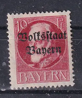 Altdeutschland Bayern  Nr 119 Falz / Gummimängel / *