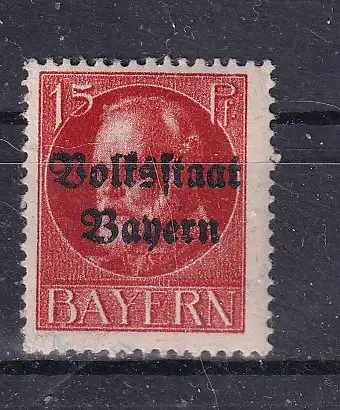 Altdeutschland Bayern  Nr 120 Falz / Gummimängel / *