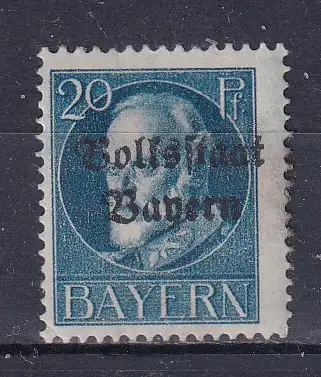 Altdeutschland Bayern  Nr 121 Falz / Gummimängel / *