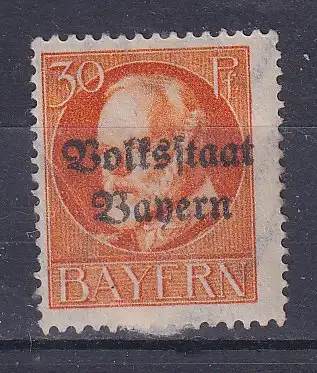 Altdeutschland Bayern  Nr 123 Falz / Gummimängel / *