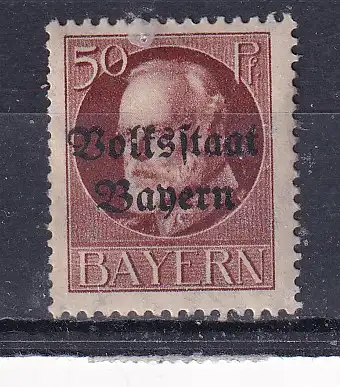 Altdeutschland Bayern  Nr 125 Falz / Gummimängel / *