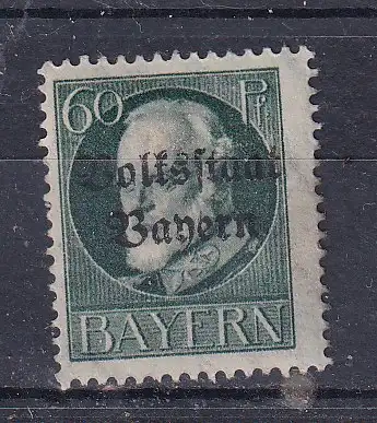 Altdeutschland Bayern  Nr 126 Falz / Gummimängel / *