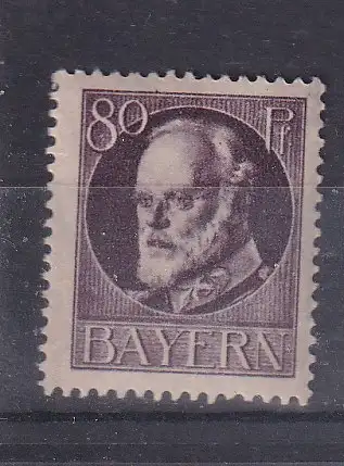 Altdeutschland Bayern  Nr 103 Falz / Gummimängel / *