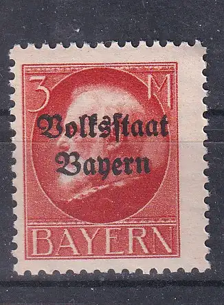 Altdeutschland Bayern  Nr 130 Falz / Gummimängel / *