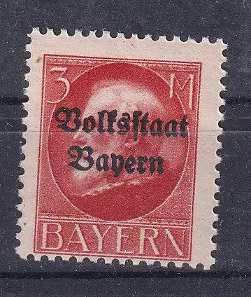 Altdeutschland Bayern  Nr 130 Falz / Gummimängel / *