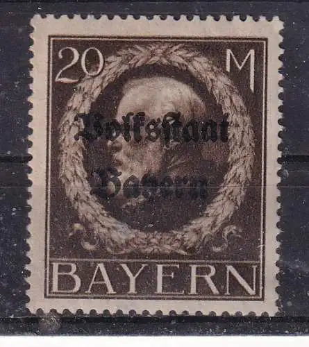 Altdeutschland Bayern  Nr 133 Falz / Gummimängel / *