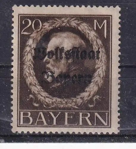 Altdeutschland Bayern  Nr 133 Falz / Gummimängel / *