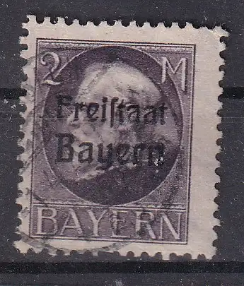 Altdeutschland Bayern  Nr 166 Gestempelt (Posten)