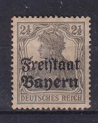 Altdeutschland Bayern  Nr 136 Falz / Gummimängel / *