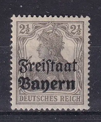 Altdeutschland Bayern  Nr 136 Falz / Gummimängel / *