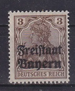 Altdeutschland Bayern  Nr 137 Falz / Gummimängel / *