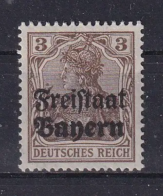 Altdeutschland Bayern  Nr 137 Falz / Gummimängel / *