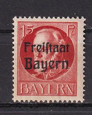 Altdeutschland Bayern  Nr 156 A Falz / Gummimängel / *