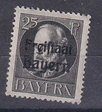 Altdeutschland Bayern  Nr 158 A Falz / Gummimängel / *