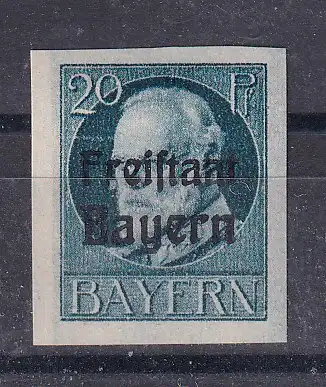 Altdeutschland Bayern  Nr 157 B Falz / Gummimängel / *