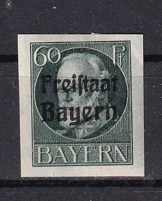 Altdeutschland Bayern  Nr 162 B Falz / Gummimängel / *