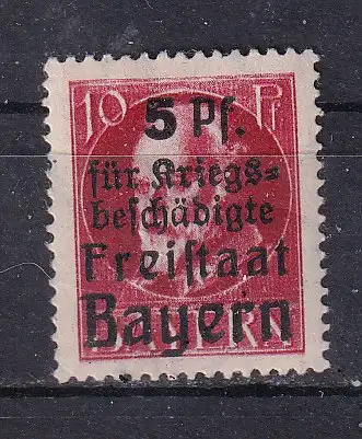 Altdeutschland Bayern  Nr 171 A Falz / Gummimängel / *