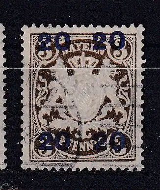 Altdeutschland Bayern  Nr 177 Gestempelt (Posten)