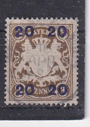 Altdeutschland Bayern  Nr 177 Gestempelt (Posten)