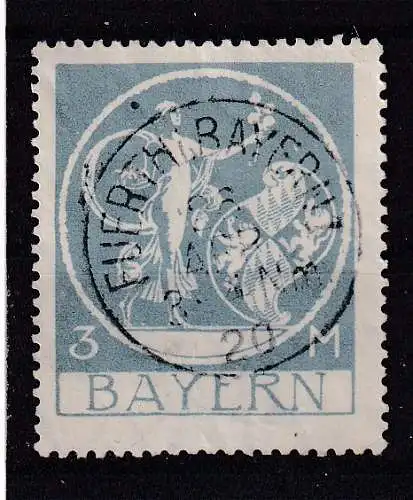 Altdeutschland Bayern  Nr 192 Gestempelt (Posten)
