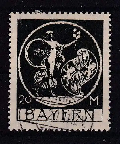 Altdeutschland Bayern  Nr 195 Gestempelt (Posten)