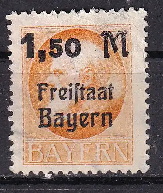 Altdeutschland Bayern  Nr 175 A Falz / Gummimängel / *