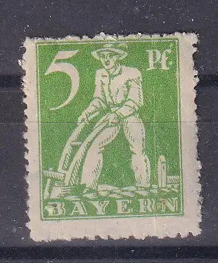 Altdeutschland Bayern  Nr 178 Falz / Gummimängel / *