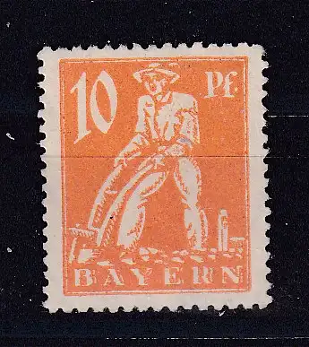 Altdeutschland Bayern  Nr 179 Falz / Gummimängel / *