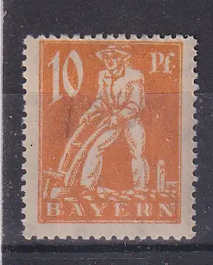 Altdeutschland Bayern  Nr 179 Falz / Gummimängel / *