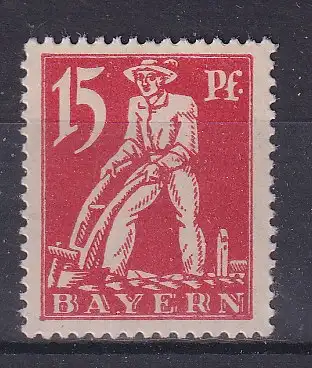 Altdeutschland Bayern  Nr 180 Falz / Gummimängel / *