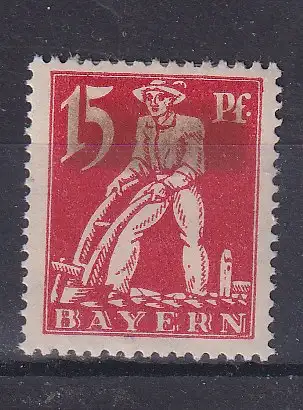 Altdeutschland Bayern  Nr 180 Falz / Gummimängel / *