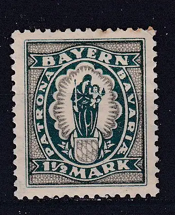 Altdeutschland Bayern  Nr 188 Falz / Gummimängel / *