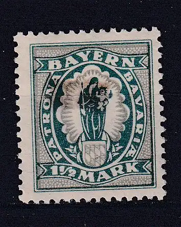 Altdeutschland Bayern  Nr 188 Falz / Gummimängel / *