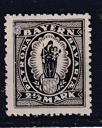 Altdeutschland Bayern  Nr 190 Falz / Gummimängel / *