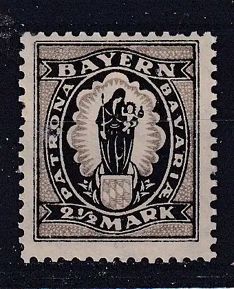 Altdeutschland Bayern  Nr 190 Falz / Gummimängel / *