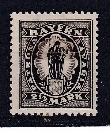 Altdeutschland Bayern  Nr 190 Falz / Gummimängel / *