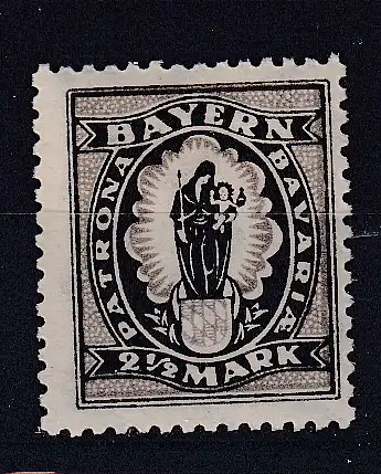 Altdeutschland Bayern  Nr 190 Falz / Gummimängel / *